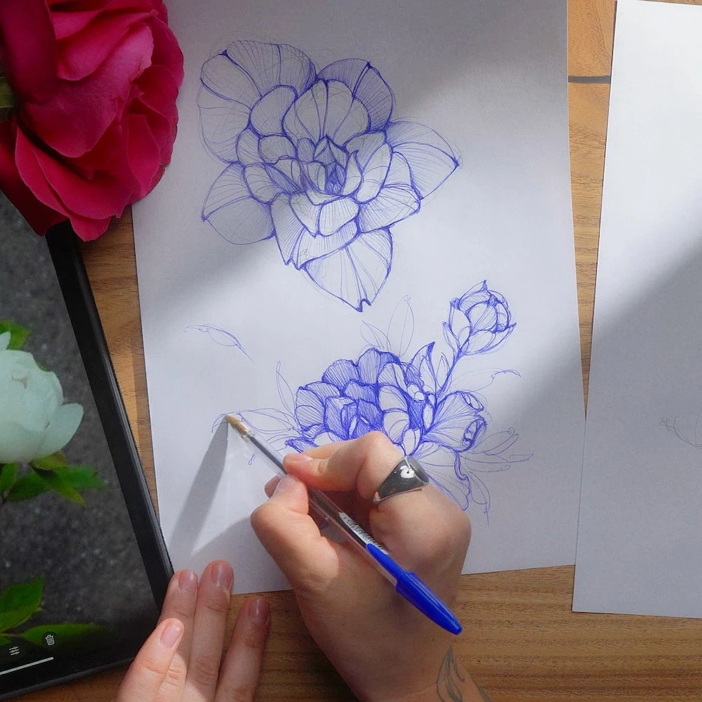 Курс: как рисовать цветы